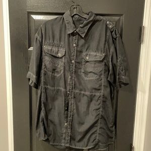 Affliction short sleeve dress shirt